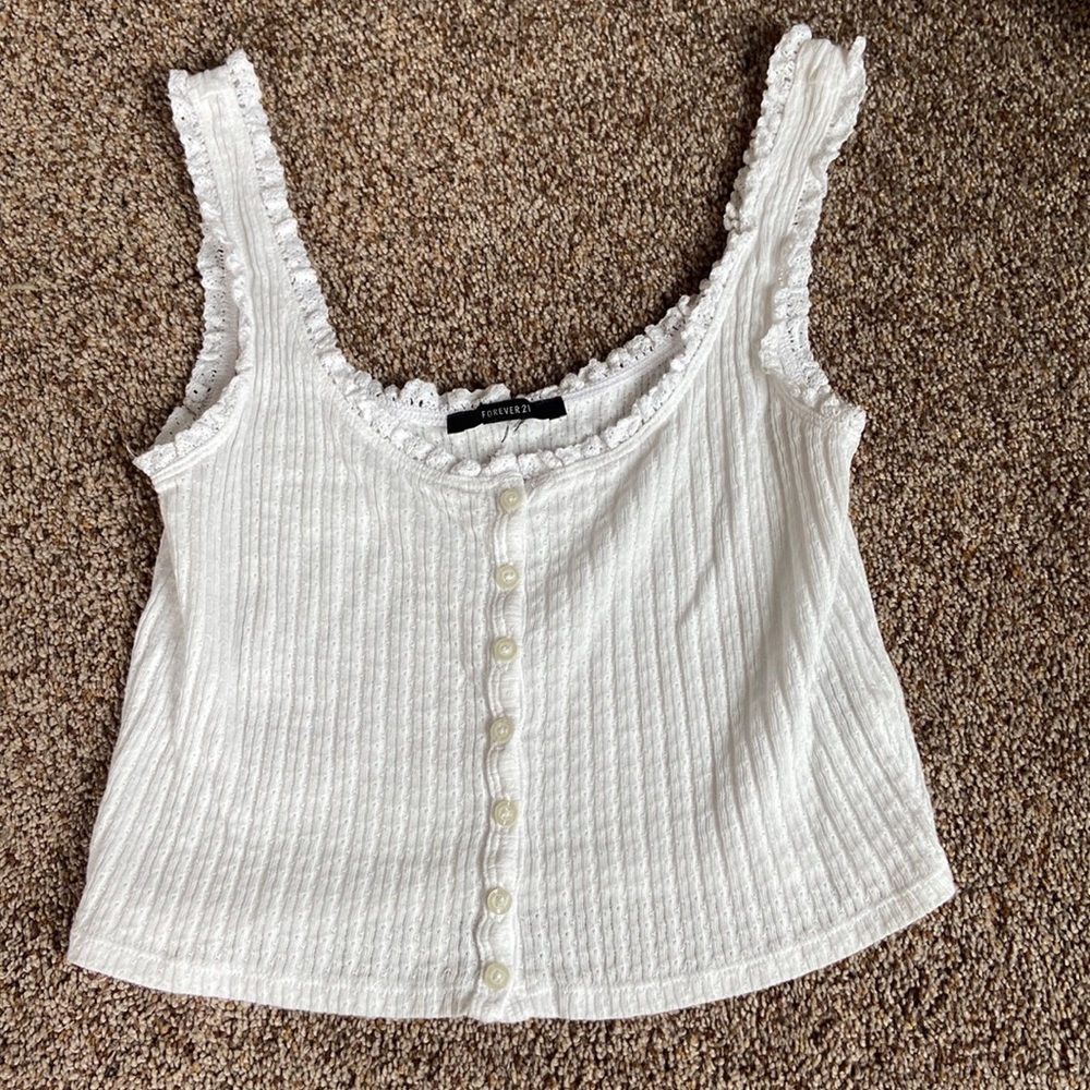 Forever 21 lace crop top